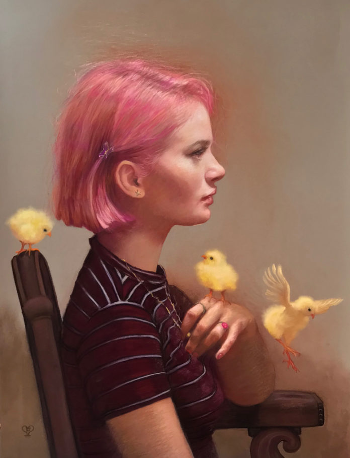 Realism portrait painting - 