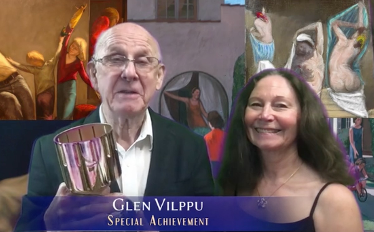 Glenn and Eleanor Vilppu at The Annie Award, March 2022