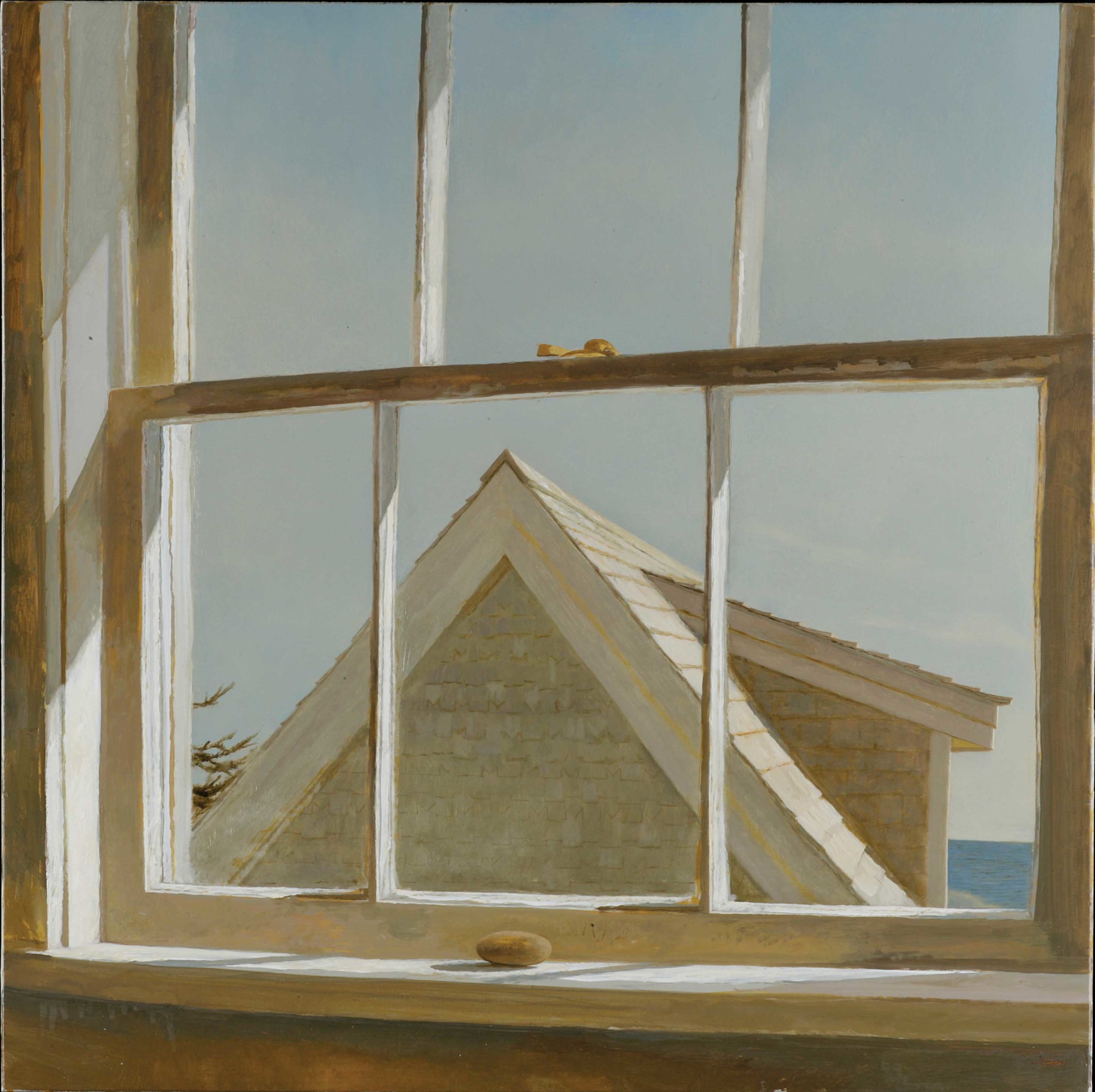 contemporary realism - Bo Bartlett, "The End of Summer," 2006, oil on panel, 24 x 24 in., private collection