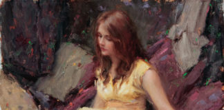 Inspiration for artists - Bryce Cameron Liston, "Invitation to the Dance," 20 x 20 inches, Oil on linen