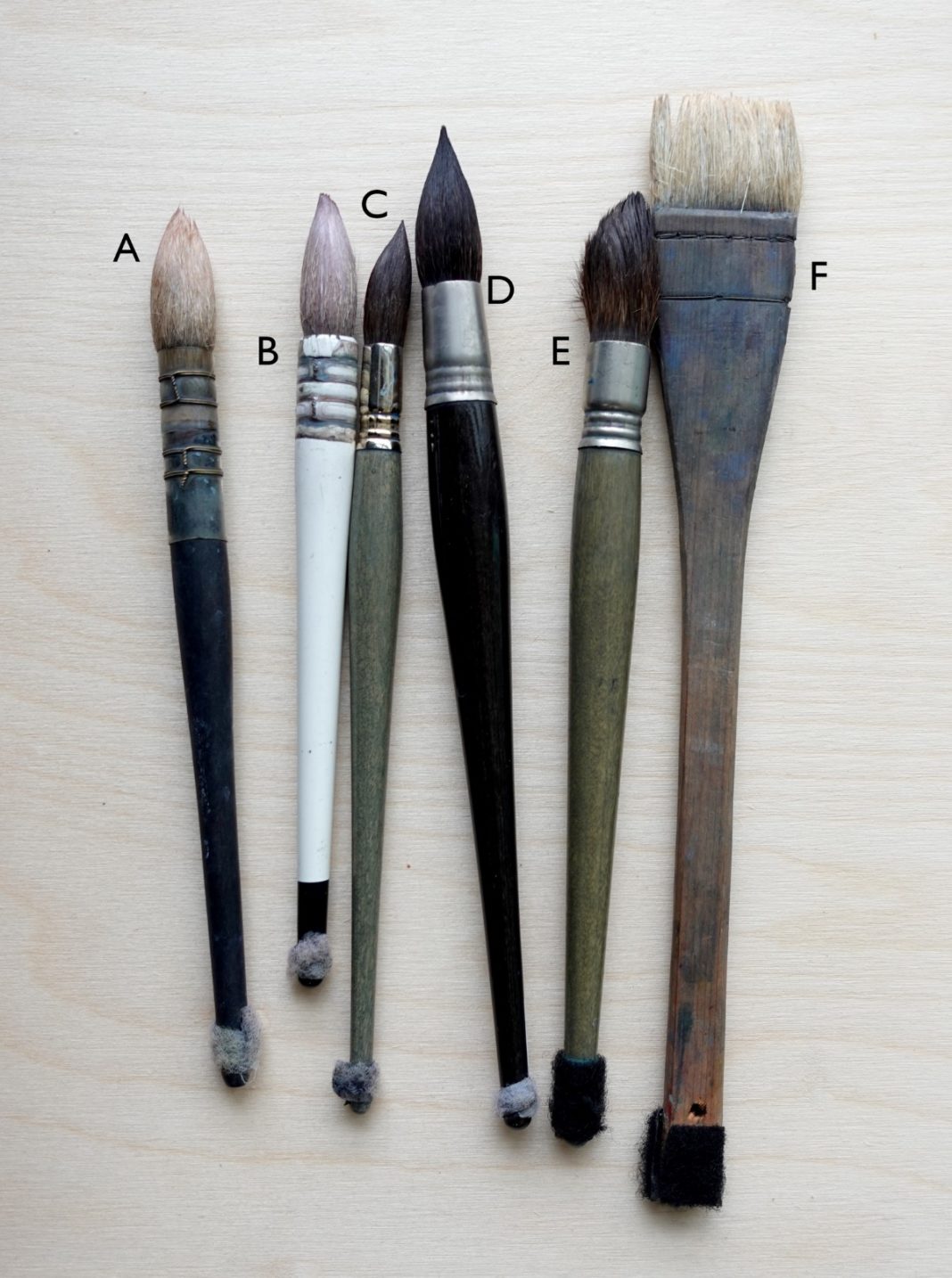 which paintbrushes to use