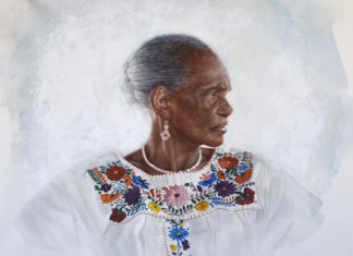 A Tour Through the Meanderings of the Human Soul Patricia Guzmán, “Simone,” from Roots series, watercolor on paper, 50 x 70 cm