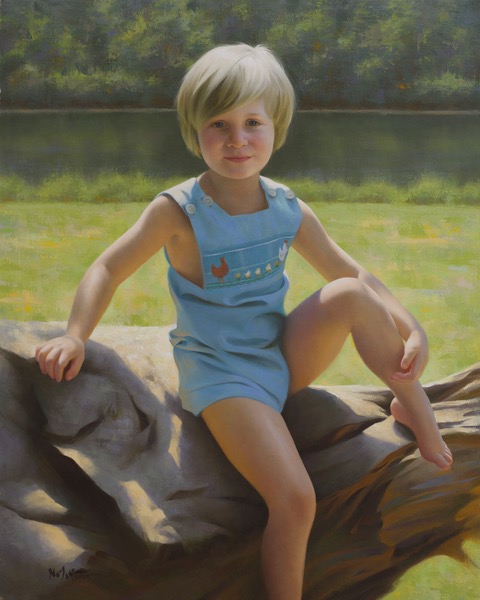 Commissioned portrait by Brian Neher