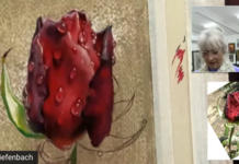 How to paint flowers in pastel