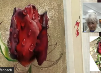 How to paint flowers in pastel