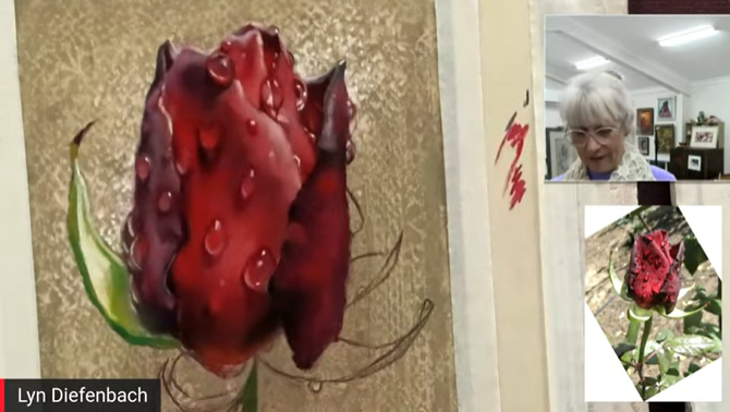 How to paint flowers in pastel