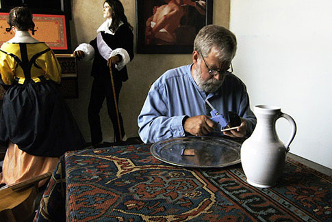 A scene from "Tim's Vermeer"