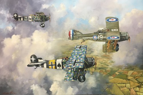 Historical aviation art - "The Code" by Todd Price