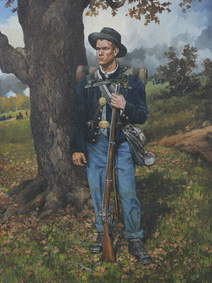 American historical art - "Union Infantryman 6th OVI" by Todd Price