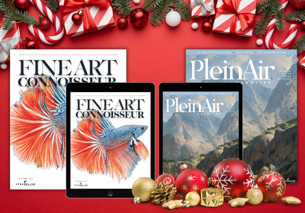 Click here to order a gift subscription to Fine Art Connoisseur or PleinAir Magazine