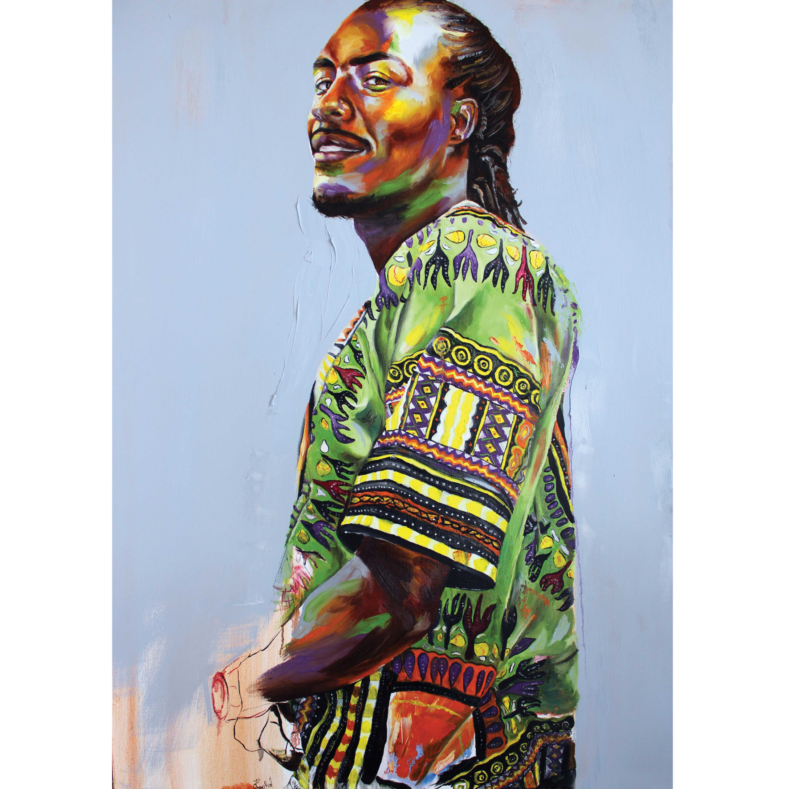 Angie Redmond, "Can’t Hide, Won’t Hide My Black – It Starts Here," contemporary realism