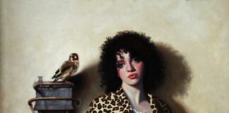 Realistic Portraits - Vicki Sullivan, "Walk on the Wild Side," 2022, oil on linen, 93 x 79 cm