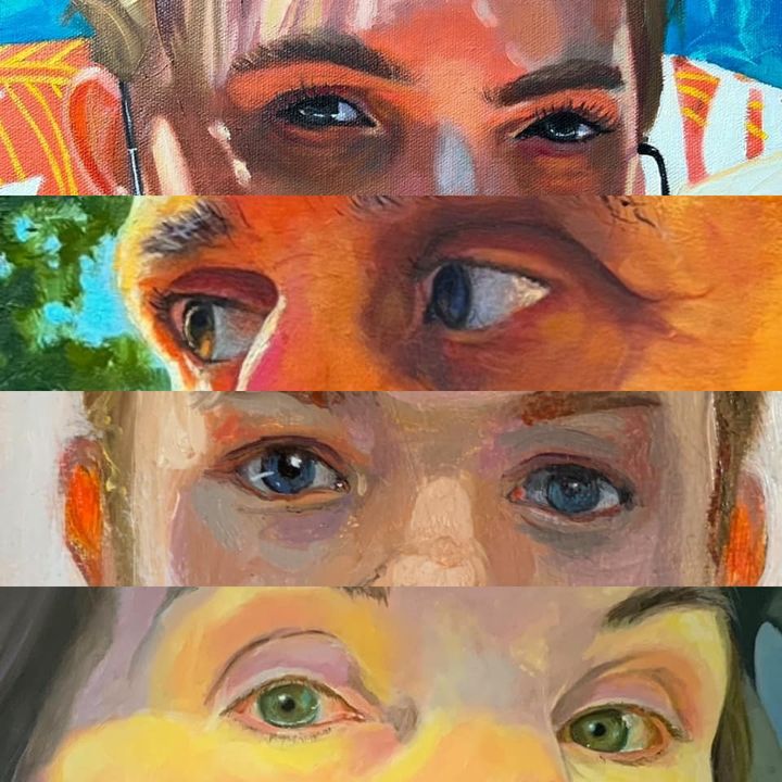 Paintings of eyes