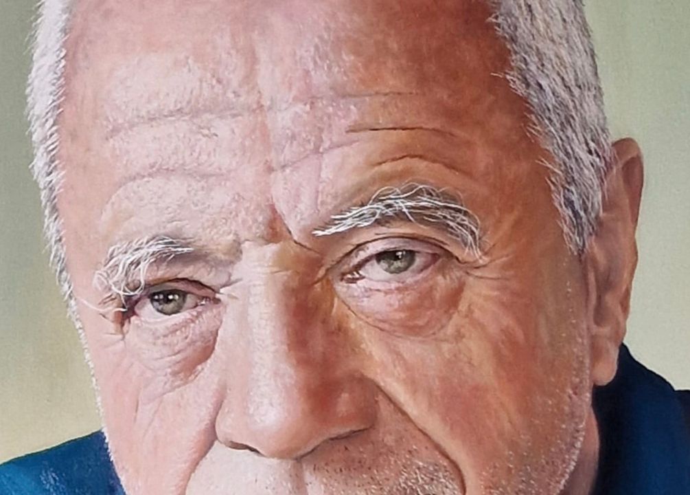 realistic portrait of an older man