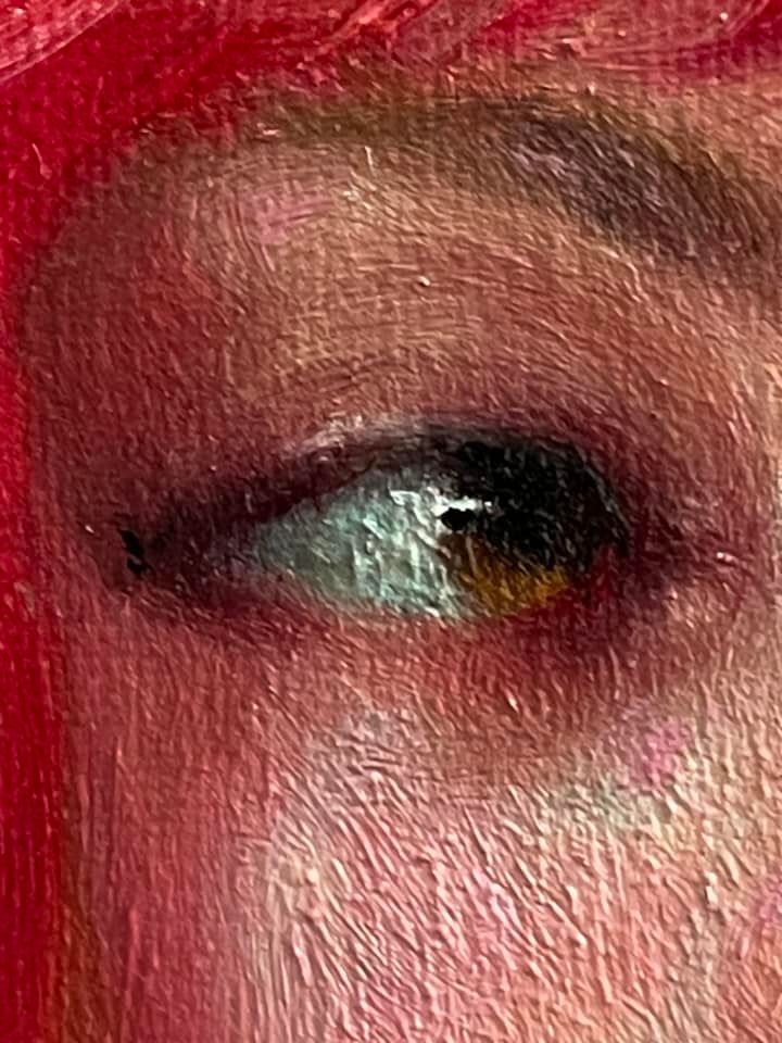 realistic painting of an eye