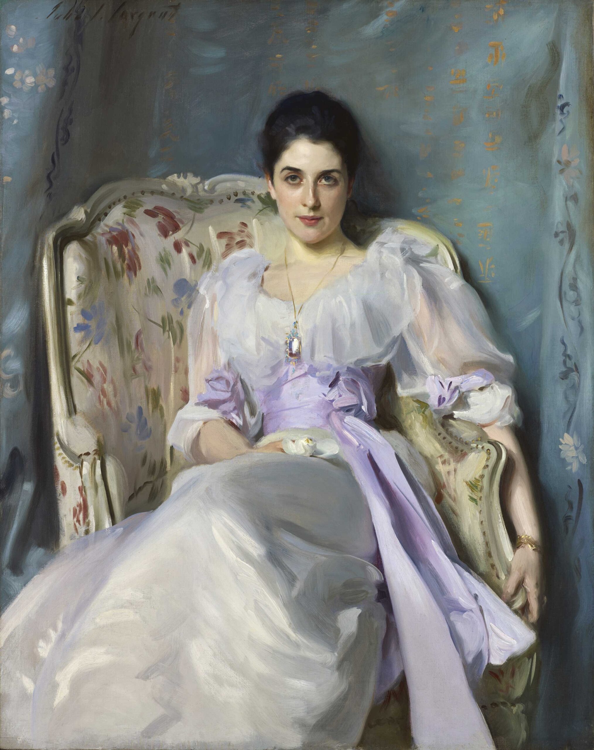 Portrait Painting - John Singer Sargent (1856–1925), "Lady Agnew of Lochnaw," 1892, oil on canvas, 50 x 39 3/4 in.; National Galleries of Scotland, Edinburgh, purchased with the aid of the Cowan Smith Bequest Fund, 1925, NG 1656