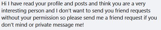 spam friend request