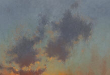 Painting the landscape - Jane Hunt, "Ablaze,” oil, 30 x 24 in.