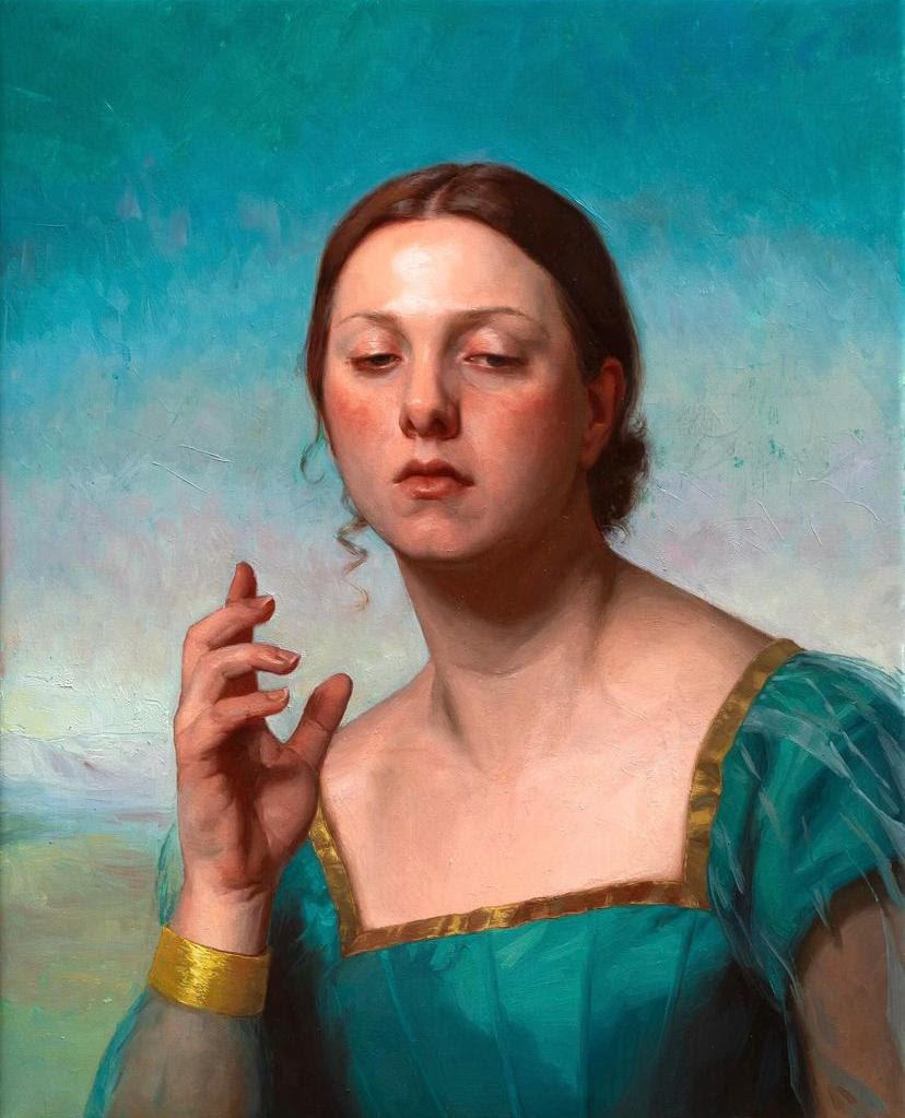 portrait painting by Kathryn Engberg