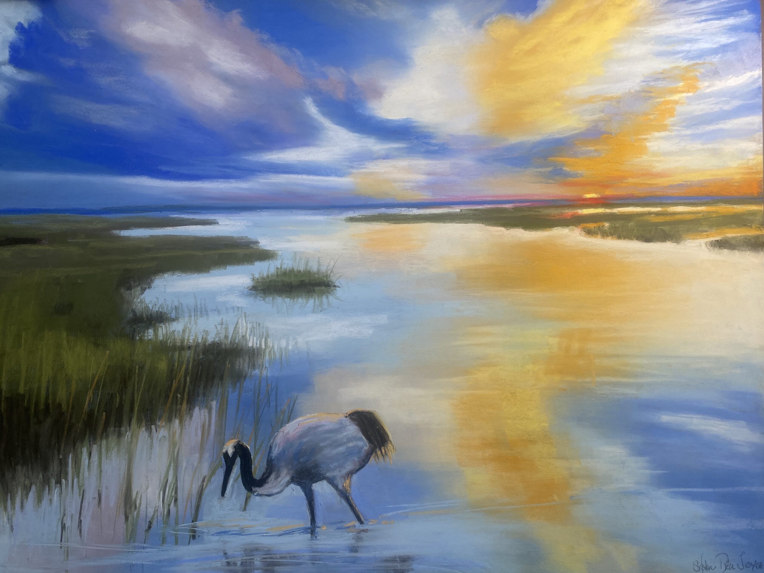 Shawn Dell Joyce, "Gloaming," pastel, 20 x 16 in.