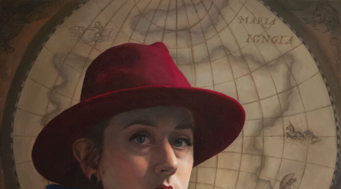 13 Provocative Self-Portraits 1. Sarah Marie Lacy (b. 1988), “Maria Ignota: Self-Portrait,” 2021, oil on board, 20 x 16 in., collection of the artist