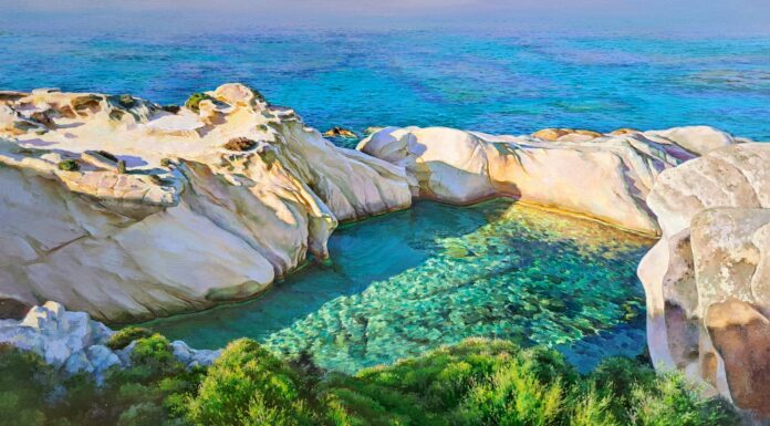 Realism Ambassador of the Week: Ksenia Yarovaya Realism painting - Ksenia Yarovaya, "The Treasures of Halkidiki"