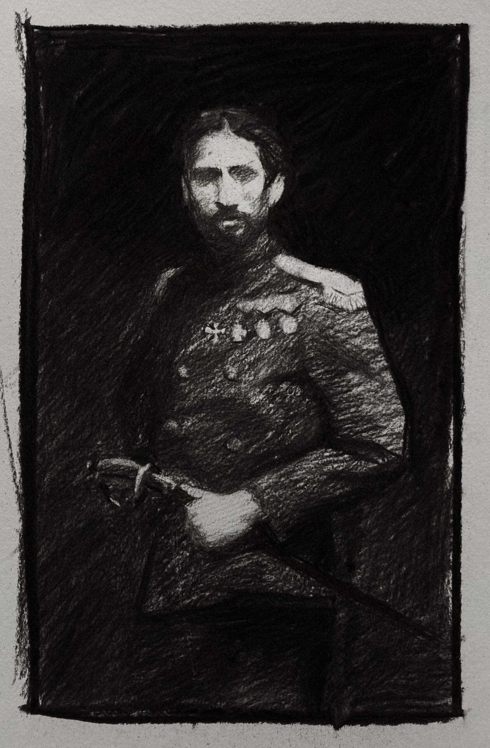 study for the portrait painting