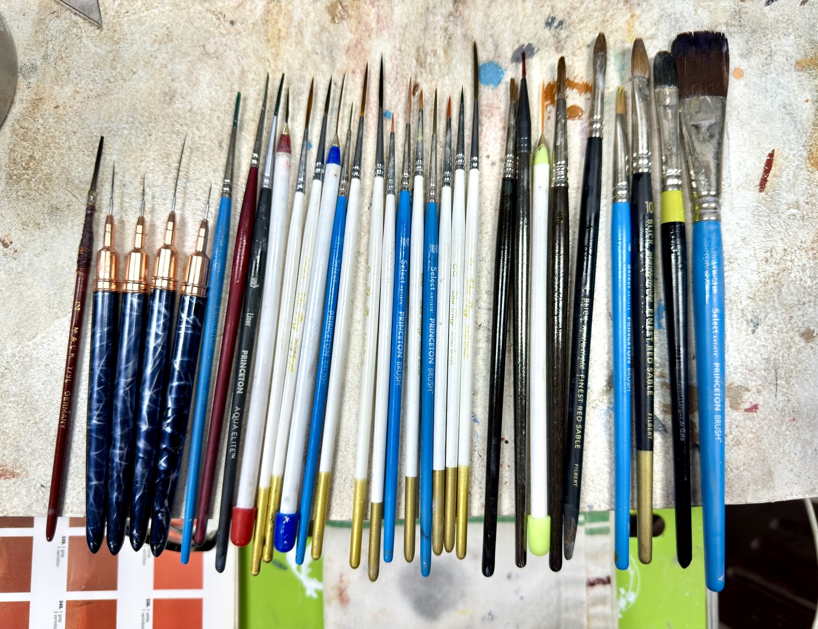 paint brushes for artists