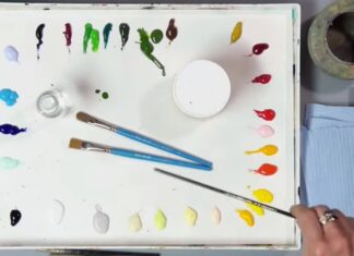 Free Lesson Today: Painting with Gouache painting with gouache
