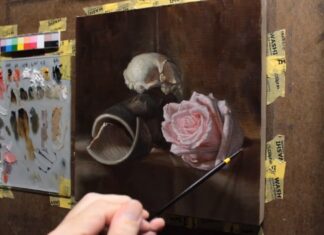 still life painting demonstration
