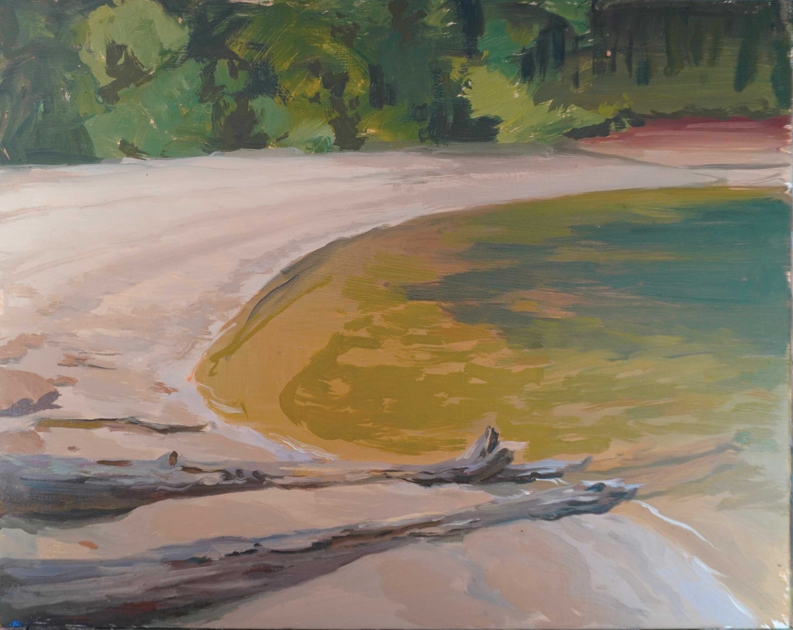 Step 7 plein air oil painting