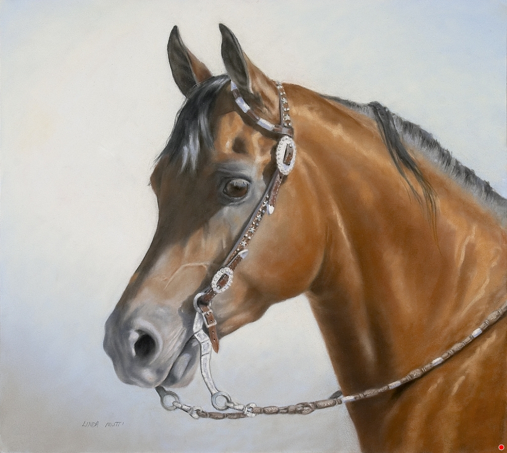 Linda Mutti, "A Kind Heart," pastel, 14 x 14 in.