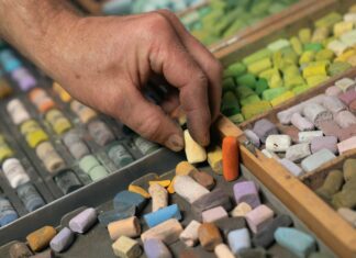 Painting With Pastels = Adult Coloring? Painting with pastels - Aaron Schuerr
