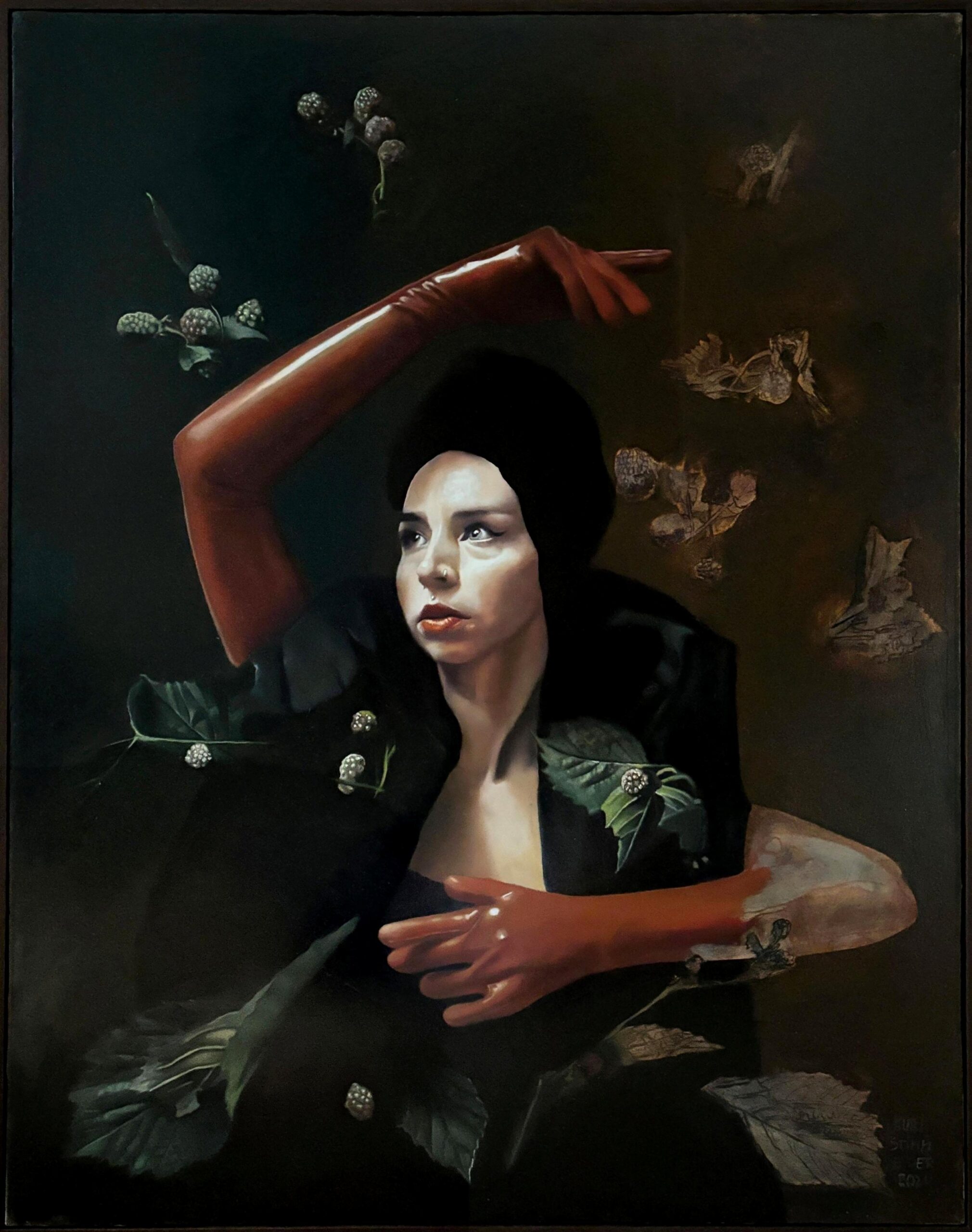 Kurt Stimmeder, "Epagoge," oil on canvas, 90 x 70 cm.