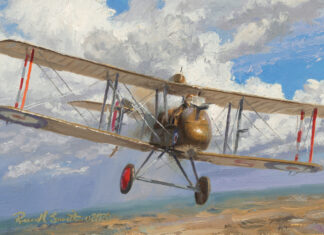 Marc Poole, "Tough Little Kite," 2020, oil, 6 x 10 in., Private collection, Plein air and studio