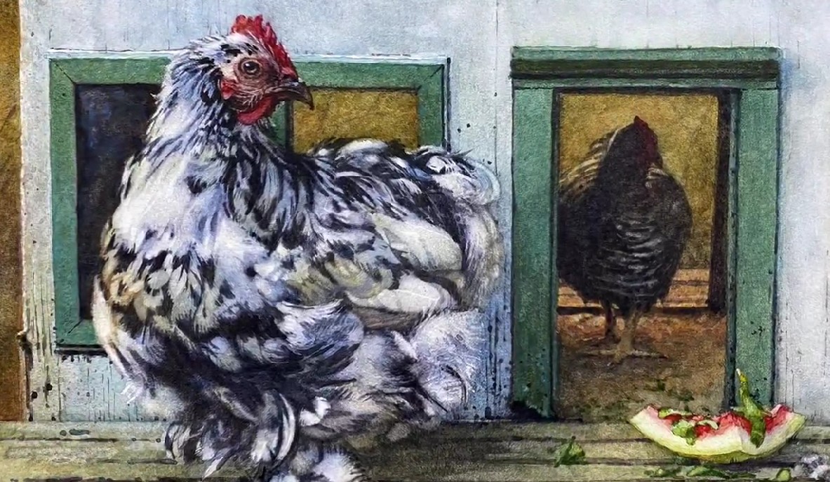 From Deborah Chabrian “Painting Texture” demonstration at Watercolor Live