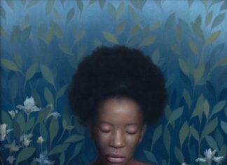 Christina Grace Mastrangelo, "Introspection," 2019, oil on linen over panel, 24 x 24 in., Available at Susan Powell Fine Art (susanpowellfineart@gmail.com, 203-318-0616)