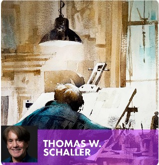 Watercolor Live faculty art - Thomas W. Schaller