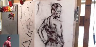 Figure drawing proportions on Art School Live