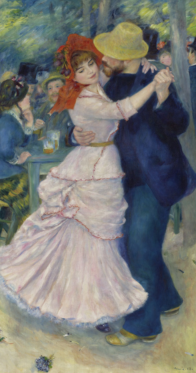 PIERRE-AUGUSTE RENOIR (1841–1919), "Dance at Bougival," 1883, Museum of Fine Arts, Boston