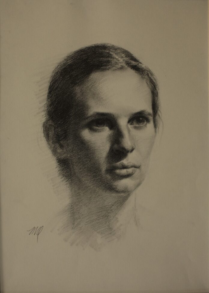 Portrait drawing by Ming Qin Portrait drawing by Ming Qin